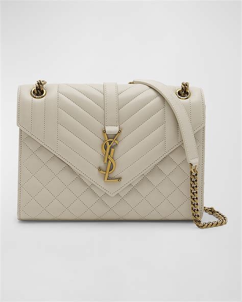 ysl medium triquilt bag|Saint Laurent Envelope Triquilt Medium YSL Shoulder Bag in .